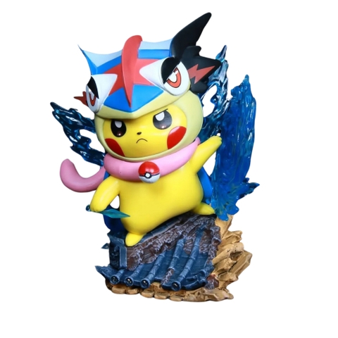Hàng Cao Cấp - Mô Hình Pokemon pikachu cosplay ninja bản cao cấp - Cao : 12cm - Nặng : 300gram - Figure pokemon - Full Box