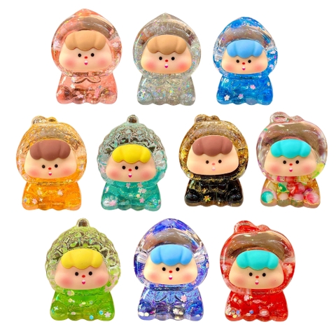 Mô hình charm hoàng tử nước size to kích thước Cao : 8cm nhiều màu decor siêu xinh - no box