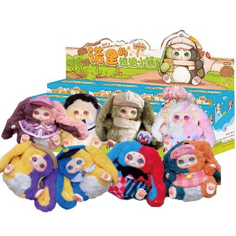 Hàng Chính Hãng - Blinbox babythree thỏ thị trấn noli blind box set 8 ngẫu nhiên - cao ~ 16cm - Nặng 500gram - Túi Mù - Hộp Màu