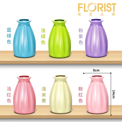 Lọ hoa có 6 màu - Màu ramdom - SKU: LG-LH6-1 ( VAT LH001 ) - K129-T1-S13,S14