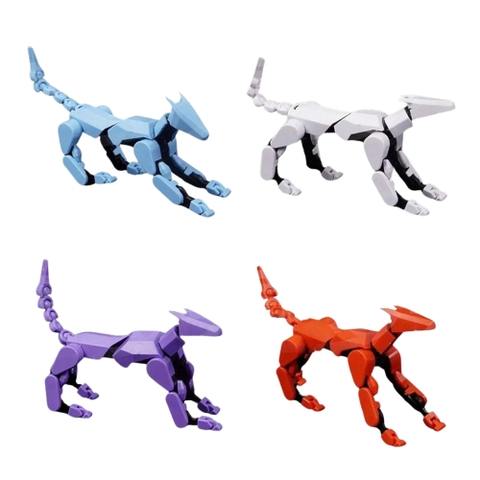 Bán 20 cái - Giá 11k 1 cái - Mô Hình Lắp Ghép Dummy chó 3D - chiều cao : 6cm  Chiều Dài : 14cm cân nặng : 100gram - No Box N1-T2