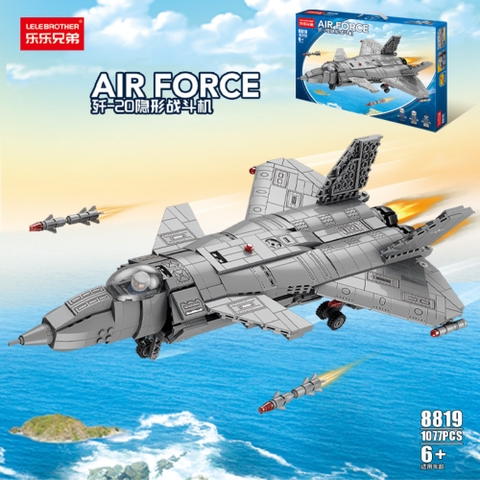 Đồ Chơi Lắp Ghép Lego Máy Bay Chiến Đấu Size Lớn - 1077 Hạt - Full Box - Sku : LG-8819 ( VAT 001-22-150 ) K121-T1-S9,S10