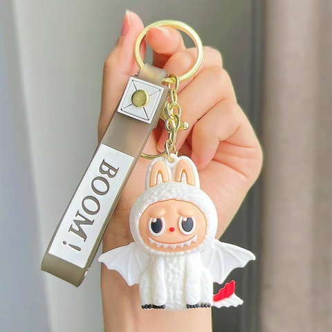 Móc Khóa labubu cosplay rồng trắng ngồi - Dây móc dài : 10cm - Mô Hình Cao : 6cm - Nặng : 50gram - No Box : bọc túi OPP K76-T1-S7