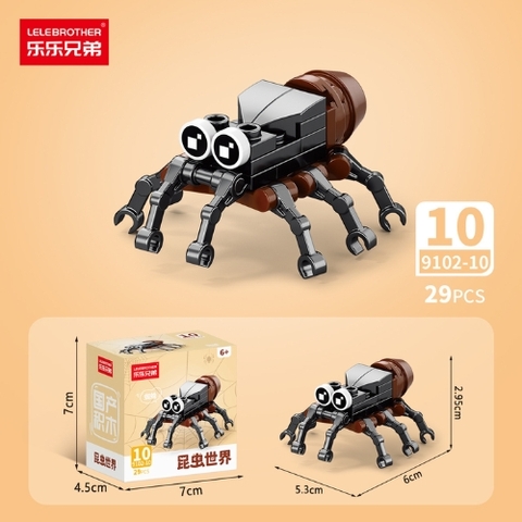 Combo 5 Bộ Lắp Ghép Mô Hình Côn Trùng  29pcs. SKU: LG-9102-10 ( VAT 001-C5-11 ) - K136-T1-S15