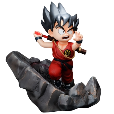 Mô hình DragonBall Goku Kid đứng siêu to khổng lồ - Cao 44cm - rộng 36cm - nặng 3kg5 - Phụ kiện : đế Kẹp chân - Dragon Ball - Có hộp xốp + box bìa - N1-K39-T5-S2