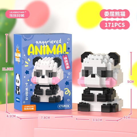Combo 3 bộ lắp ghép động vật 171pcs. SKU: LG-W1501-18 ( VAT 001-C3-11 ) - K118-T3-S6
