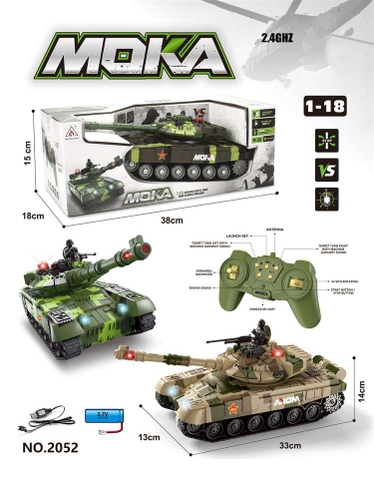 Đồ Chơi Xe Ô tô Điều Khiển RC vs Tank - SKU: DK-2052 ( VAT 009-05-150 )