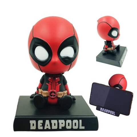 Mô Hình đồ chơi -  Deadpool Lắc Đầu - Marvel Comics - Bộ lắc đầu - Có Hộp Đẹp
