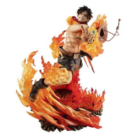 ( Hàng Đẹp ) Mô hình ACE hỏa quyền chiến đấu . Cao 25cm , nặng 1kg1 . Figure anime One piece