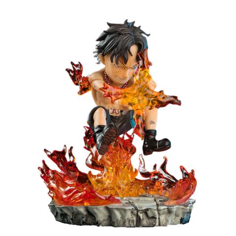 Mô hình đồ chơi - Ace Cao 10cm trạng thái chiến đấu - One Piece - no box