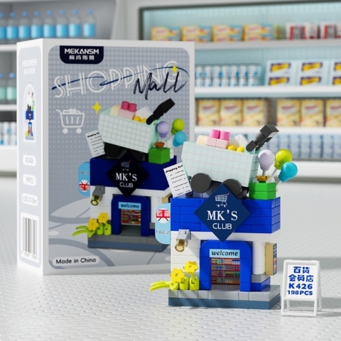 Đồ Chơi Lắp Ghép Lego Cửa Hàng MK Club - 198 hạt - Full Box - Sku : LG-42-03 -  K54-T3-S8
