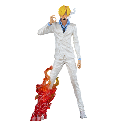 Mô hình đồ chơi - Sanji áo trắng đứng hút thuốc hàng siêu đẹp - One Piece