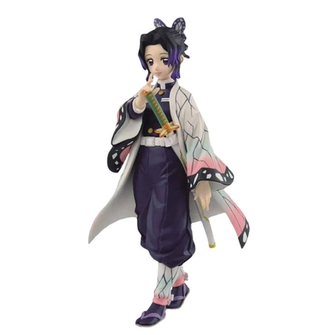 Sỉ thùng - giá 21k / sản phẩm , Mã 801f - số lượng 30 - figure Demon Slayer Kochou Shinobu - Kimetsu No Yaiba- No Box