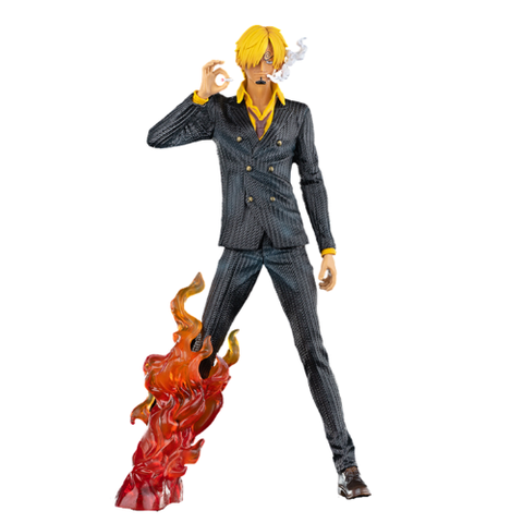 Mô hình đồ chơi - Sanji áo đen đứng hút thuốc hàng siêu đẹp - One Piece - có vỏ hộp màu