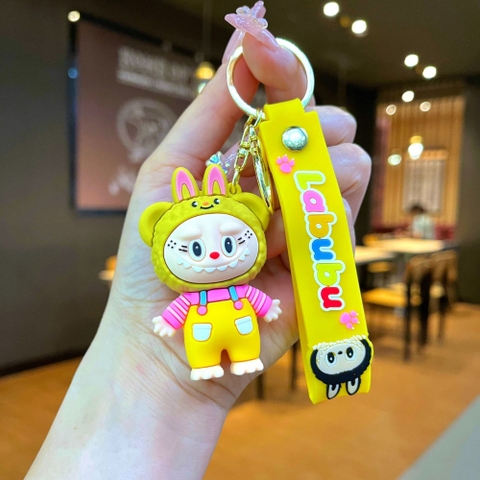 Móc Khóa labubu nâu nhạt - Dây móc dài : 10cm - Mô Hình Cao : 6cm - Nặng : 50gram - No Box : bọc túi OPP K76-T2-S5