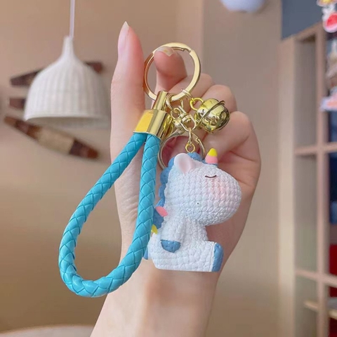 moc khóa ngựa xanh dương - Dây móc dài : 9.5cm - Mô Hình Cao : 5cm - Nặng : 50gram - No Box : bọc túi OPP - N3-K13-T4-S1