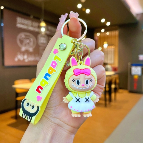 Móc Khóa labubu vàng - Dây móc dài : 10cm - Mô Hình Cao : 6cm - Nặng : 50gram - No Box : bọc túi OPP K76-T2-S2