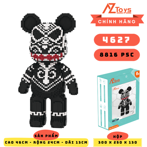 LG - 4627 - Bearbrick Venom 46cm - Sỉ Lẻ 133k - Sỉ Thùng 125k - Thùng 16 con - Ship từ kho Hà Nội