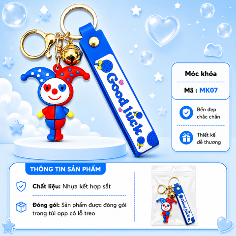 Móc khóa chú hề - SKU  : mk07 - (VAT: MK001-5)