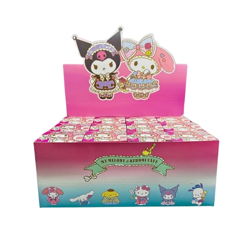 Vỏ Hộp mù 12 Kuromi màu hồng - blind box - cao : 10cm ngang : 29cm - figure kuromi N3