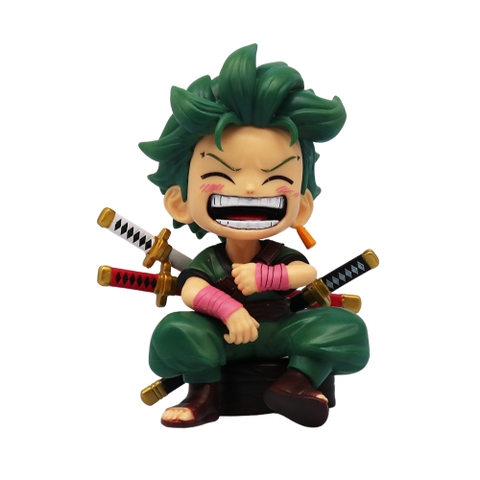 Mô Hình OnePiece zoro AI ChiBi - Cao 13cm - nặng 200gram - Figure OnePiece - Có hộp màu - K31-T1-S3