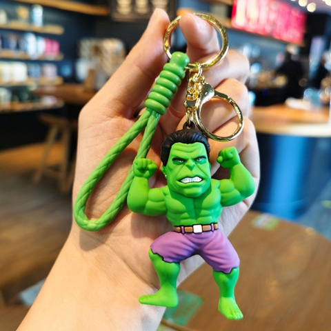 móc khóa hulk người khổng lồ xanh - dây dài 9.5cm mô hình cao 8.5cm - nặng : 50gram - no box N3-K15-T3-S1