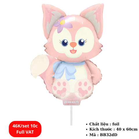 Set 10 chiếc Bóng bay dễ thương cho bé (có que cầm tay) - SKU : BB32dD - (VAT: 011-04-29*) - K2-T2-S11