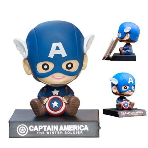 Mô Hình đồ chơi -  Captain baby Lắc Đầu - Avengers - Bộ lắc đầu - Có Hộp Đẹp