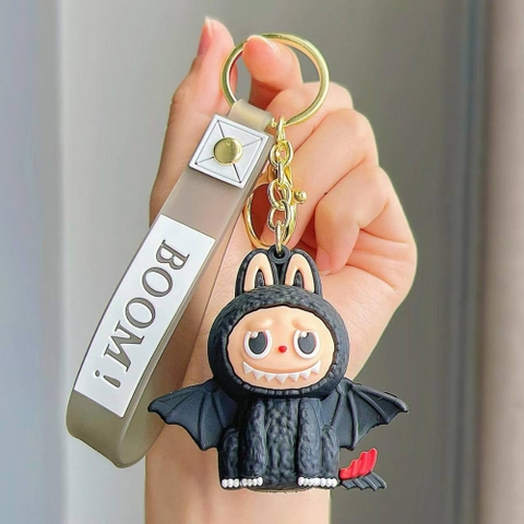 Móc Khóa labubu cosplay rồng đen ngồi - Dây móc dài : 10cm - Mô Hình Cao : 6cm - Nặng : 50gram - No Box : bọc túi OPP K76-T1-S6