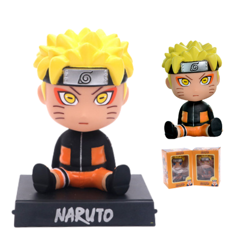 Mô Hình đồ chơi -  Uzumaki Naruto Hiền Nhân Lắc Đầu  - Bộ lắc đầu - Có Hộp Màu