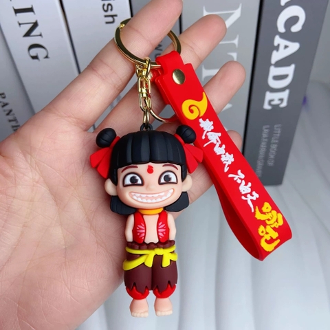 móc khóa natra đứng cười - dây dài 11cm mô hình cao 7.5cm - nặng : 50gram - no box