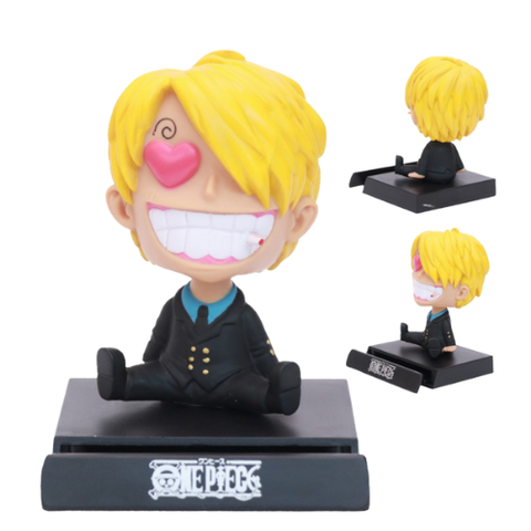 Mô Hình đồ chơi - Vinsmoke Sanji Chibi lắc đầu - One Piece - Có Hộp Màu