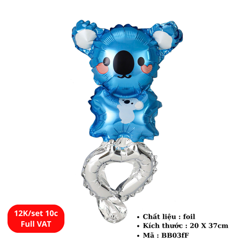 Set 10 Bóng bay đeo cổ tay - SKU : BB03fF -(VAT : 011-03-6) -  K19-T1-S12