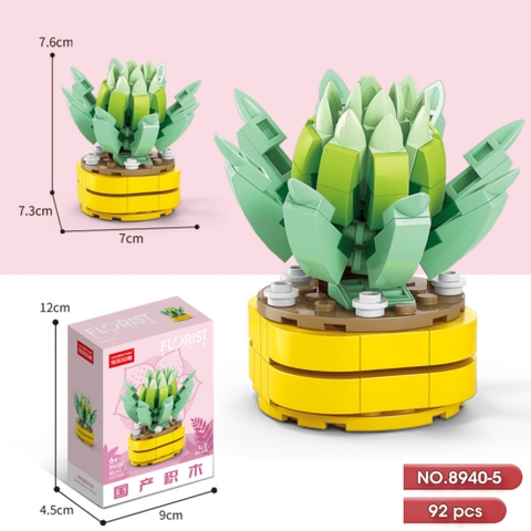 Bộ lắp ghép Hoa 92pcs. SKU: LG-8940-5 ( VAT 001-06-11 ) K130-T1-S5