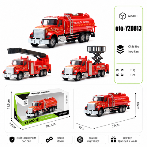 Xe Quân Sự có nhiều kiểu dáng , chất liệu hợp kim , tỉ lệ 1:24 : SKU : oto-YZ0813 ( Vat : 103-15-50 )