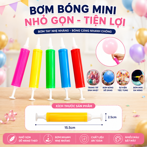 Dụng cụ bơm bóng cầm tay loại nhỏ  -SKU : bom2 -  (VAT: 011-99-12 ) - K19-T1-S1-2