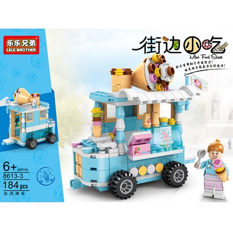 Bộ Lắp Ghép Mô Hình Xe Bán Kem 184pcs. SKU: LG-8613-3 (VAT 001-11-30) - K98-T1-S5-6