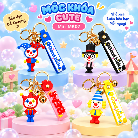 Móc khóa chú hề - SKU  : mk07 - (VAT: MK001-5)