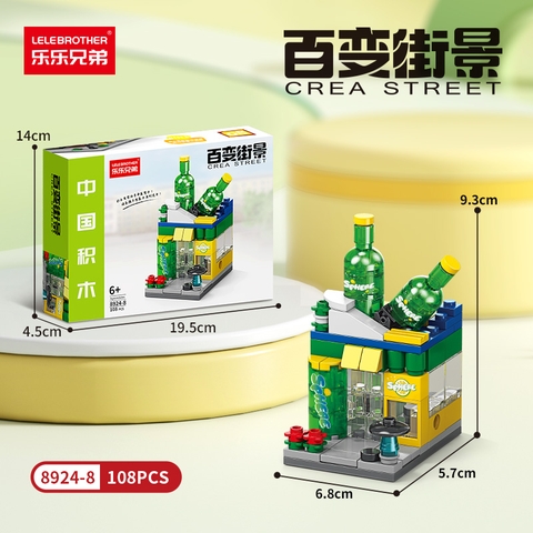 Bộ Đồ Chơi Lắp Ghép Mô Hình Cửa Hàng Cửa Hàng Sprite - 108pcs - Full Box - Sku : LG-8924-8 ( VAT 001-11-11) - K120-T1-S8 - K120-T3-S8