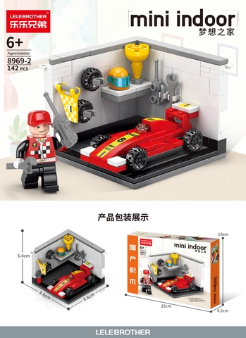 Bộ Lắp Ghép Mô Hình Cửa Hàng Sửa Xe 142pcs. SKU: LG-8969-2 (VAT 001-12-30) - K111-T2-S2