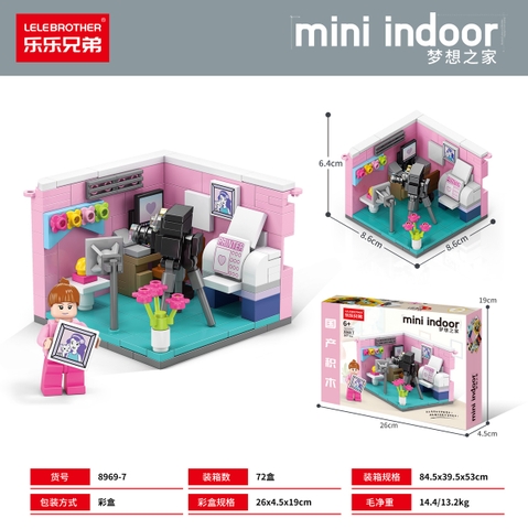 Bộ Lắp Ghép Mô Hình Studio Chụp Ảnh 167pcs. SKU: LG-8969-7 (VAT 001-12-30) - K111-T2-S7