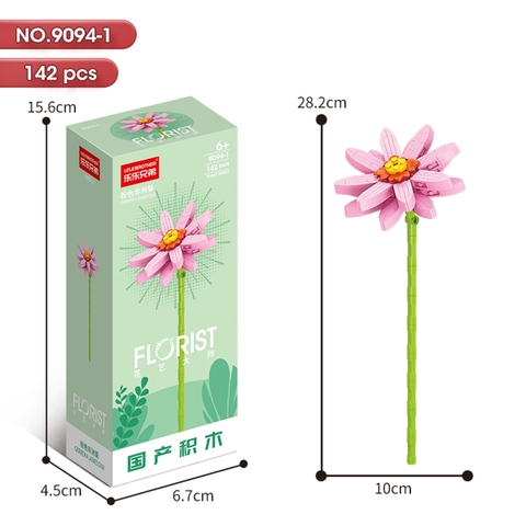 Bộ Lắp Ghép Cành Hoa Cỏ Mùa Xuân 142pcs. SKU: LG-9094-1 (VAT 001-06-11) - K136-T4-S1