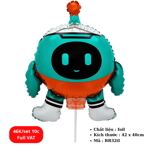 Set 10 chiếc Bóng bay dễ thương cho bé (có que cầm tay) - SKU : BB32iI - (VAT: 011-04-29*) - K1-T1-S6