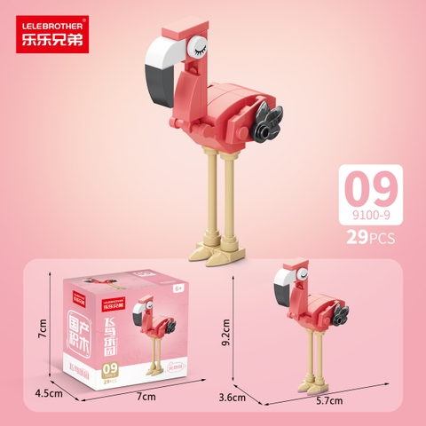 Combo 5 Bộ Lắp Ghép Mô Hình Các Loài Chim 28pcs. SKU: LG-9100-9 ( VAT 001-C5-11 ) K134-T3-S9