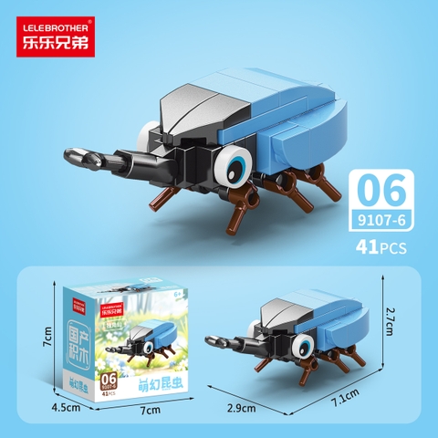 Combo 5 Bộ Lắp Ghép Mô Hình Côn Trùng 41pcs. SKU: LG-9107-6 ( VAT 001-C5-11 ) - K136-T2-S6