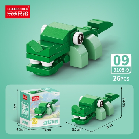 Combo 5 Bộ Lắp Ghép Mô Hình Động Vật 26pcs. SKU: LG-9108-9-C ( VAT 001-C5-11 ) - K136-T3-S9