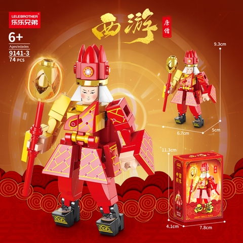 Combo 3 Bộ Lego Đường Tam Tạng 74pcs SKU: LG-9141-3-C ( VAT 001-C3-11) - K113-T2-S3