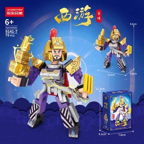 Combo 3 Bộ Lego Lý Tịnh 79pcs . SKU: LG-9141-7 ( VAT 001-C3-11 ) - K113-T2-S7