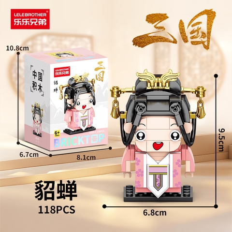 Bộ lắp ghép nhân vật Điêu Chân 118pcs. SKU: LG-9210-6 (VAT 001-17-11) - K108-T4-S6