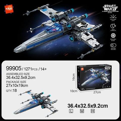 Lắp ghép tàu vũ trụ 1261pcs . SKu: LG-99905 ( VAT 001-25-200 ) K133-T4-S5,6